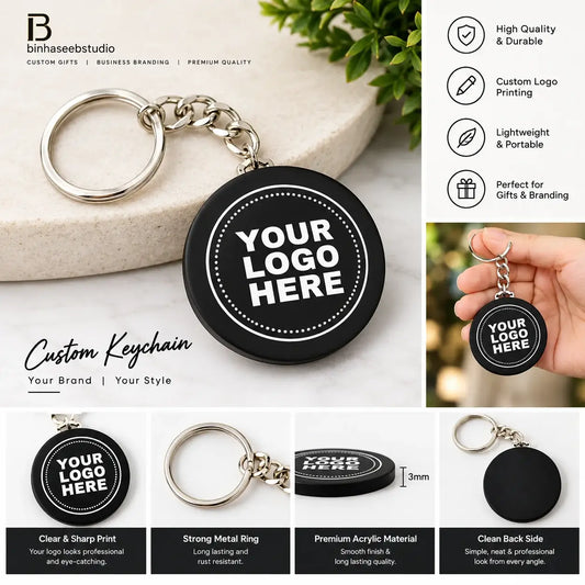 Personalized Business Branding Keyring