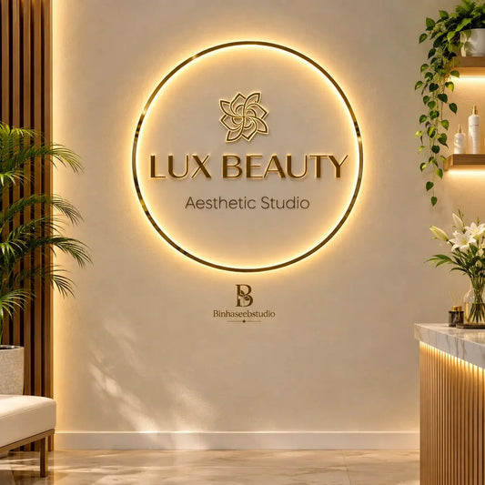 Custom LED Beauty Salon Sign