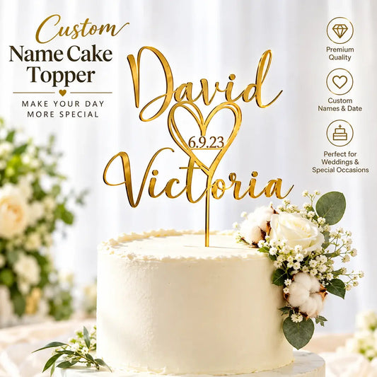 Custom Name Cake Topper