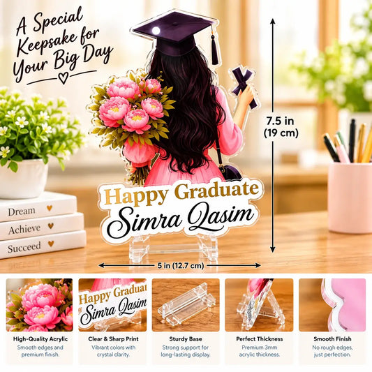 Custom Graduate Name Acrylic Plaque