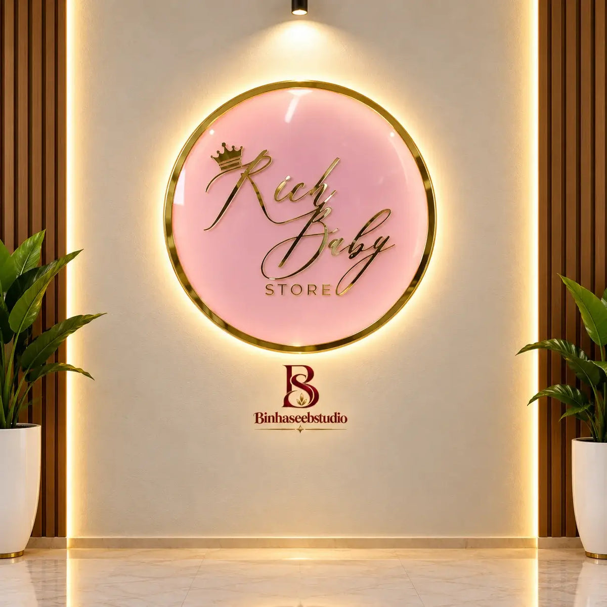 Custom LED Acrylic Wall Sign