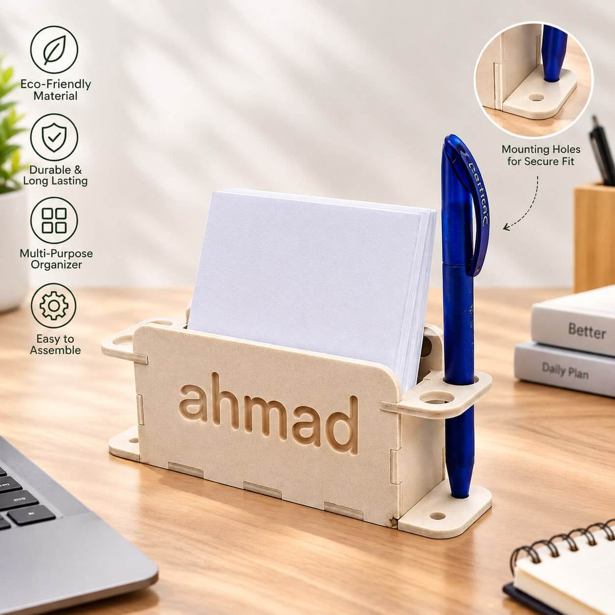 Multi-Purpose Desk Organizer with Pen Holder